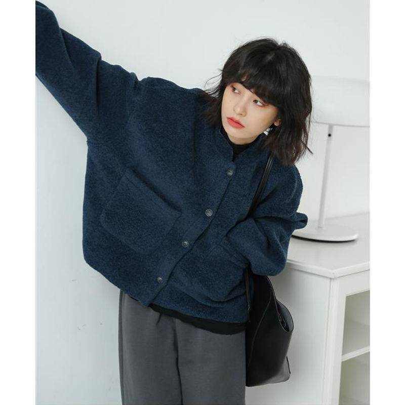 Woolen Jacket Women Wild Loose Casual Short