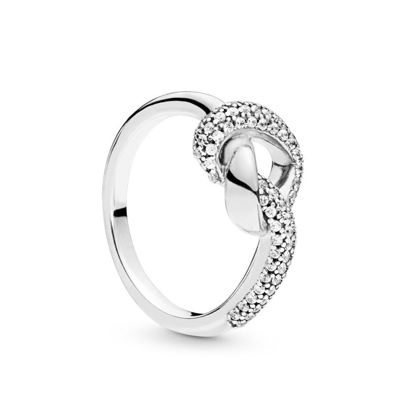Silver Ring Pure Silver Heart Ring Concentric