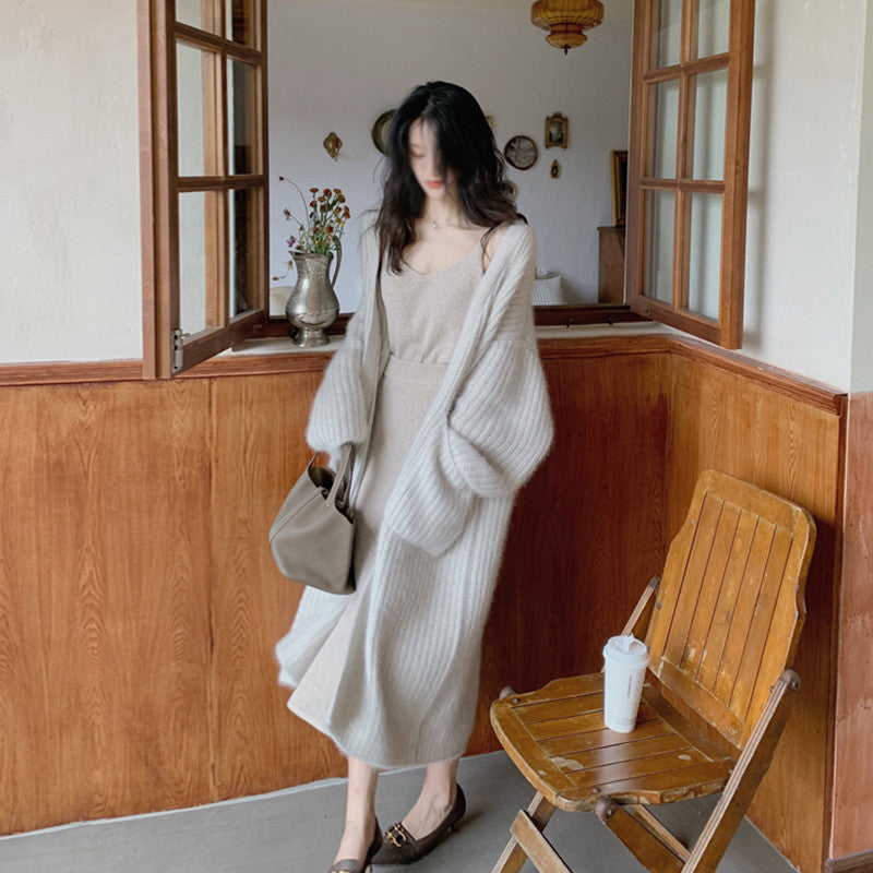 Autumn And Winter Wear Loose And Lazy Style Korean Gentle Style Sweater Women